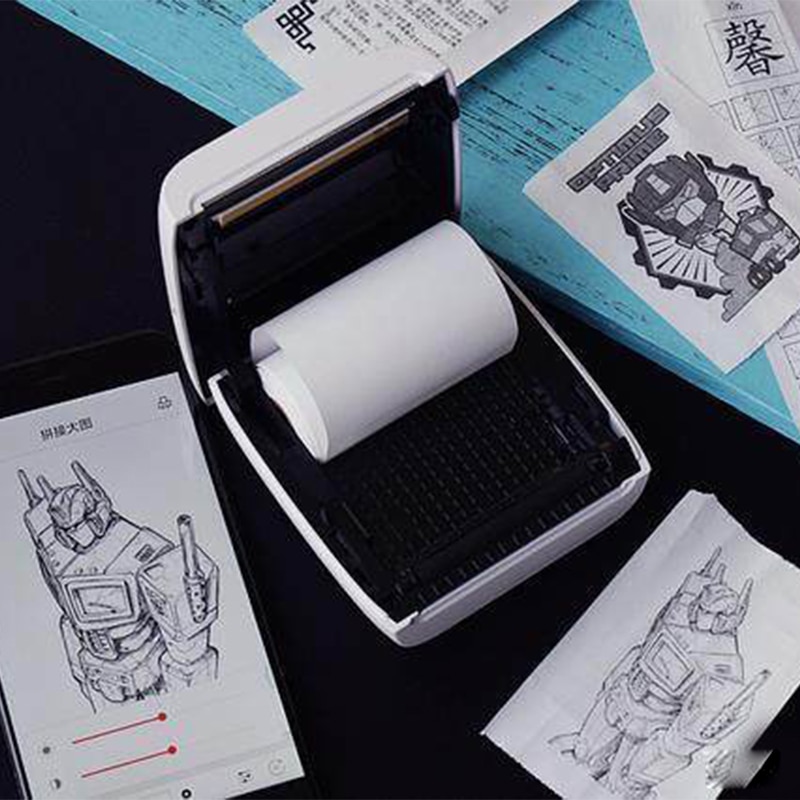 Mini Portable Printer Bluetooth Device