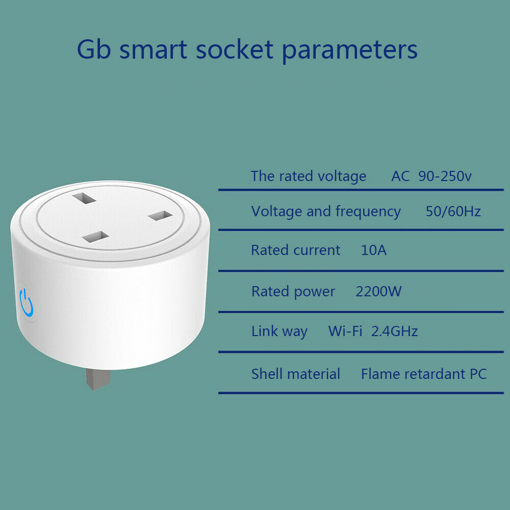 Smart Socket Wi-Fi Home Adapter