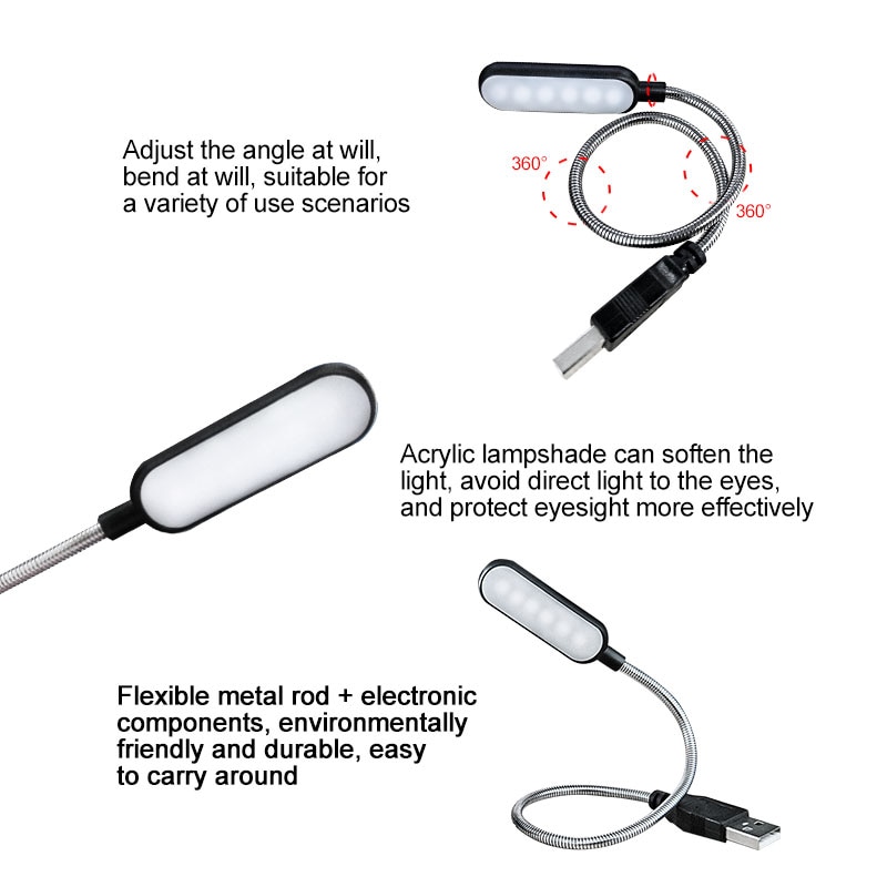 USB Lamp LED Reading Light