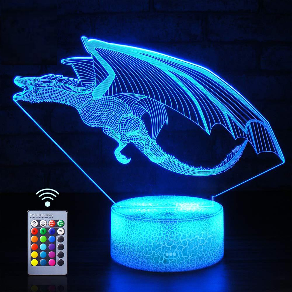 Dinosaur Night Light 3D LED Lamp