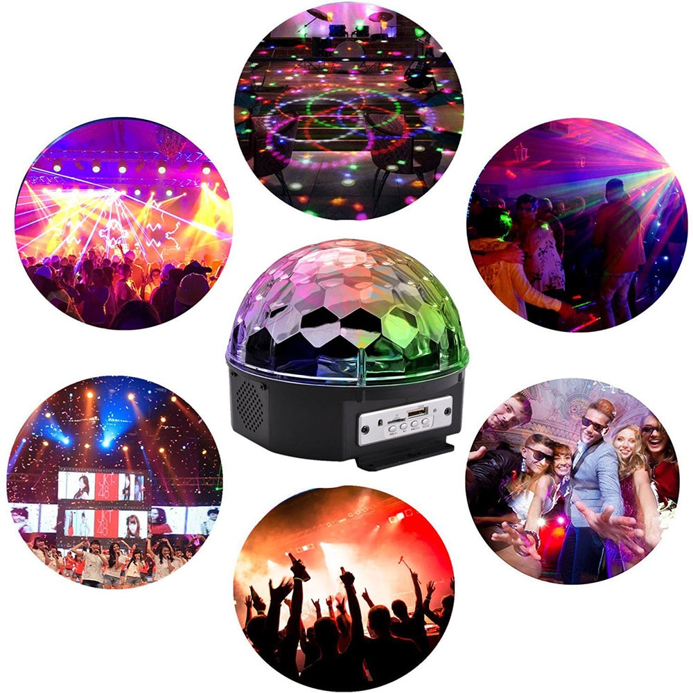 LED Disco Light Speaker Lamp