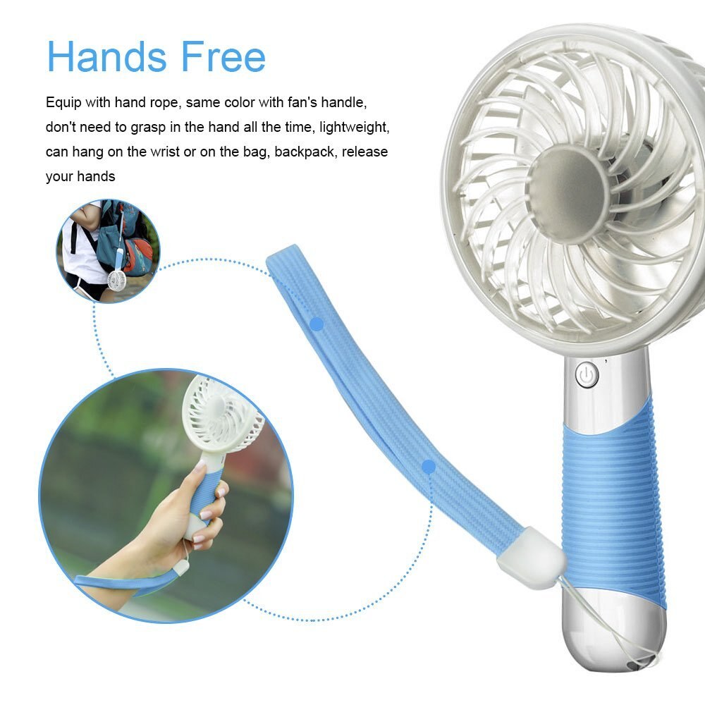 Mini Handheld Fan Rechargeable USB Fan