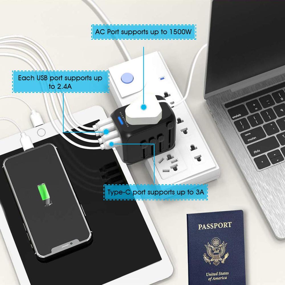 Universal Travel Adapter Smart Plug