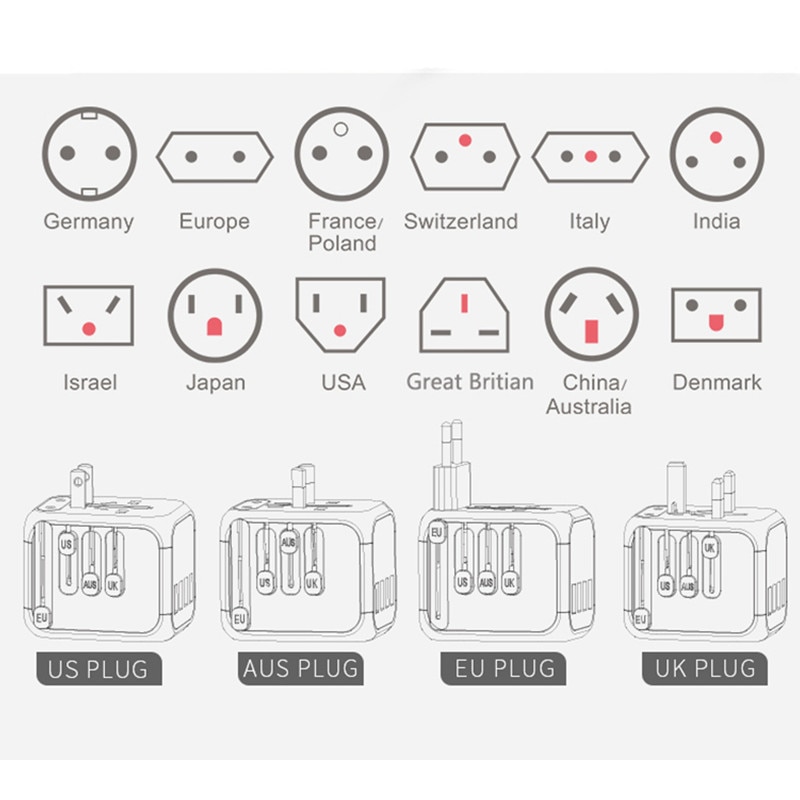 Universal Travel Adapter Smart Plug