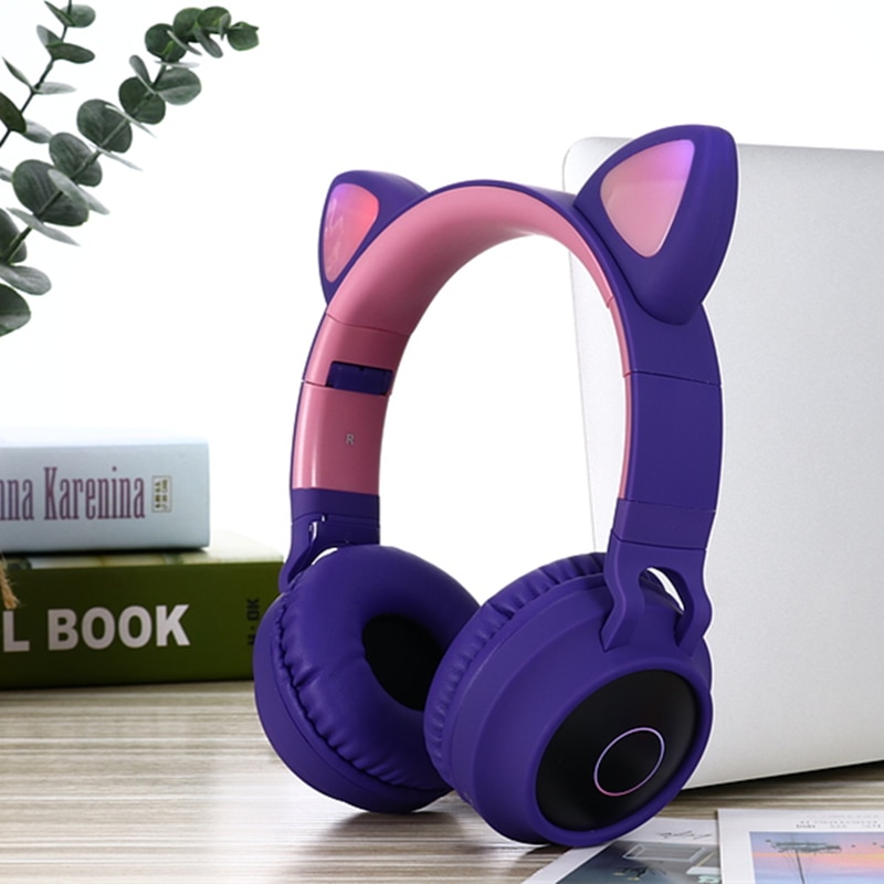 Cat Ear Headset LED Bluetooth