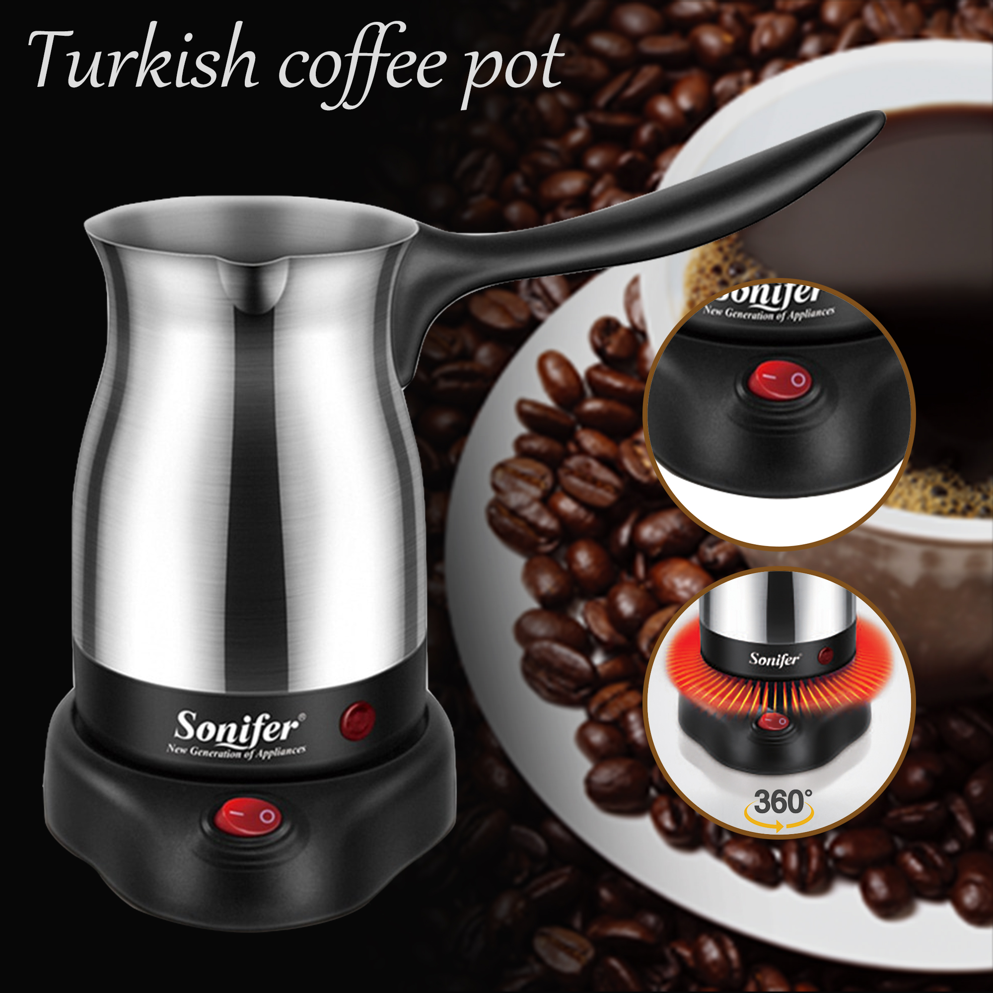 Turkish Coffee Machine Stainless Kettle