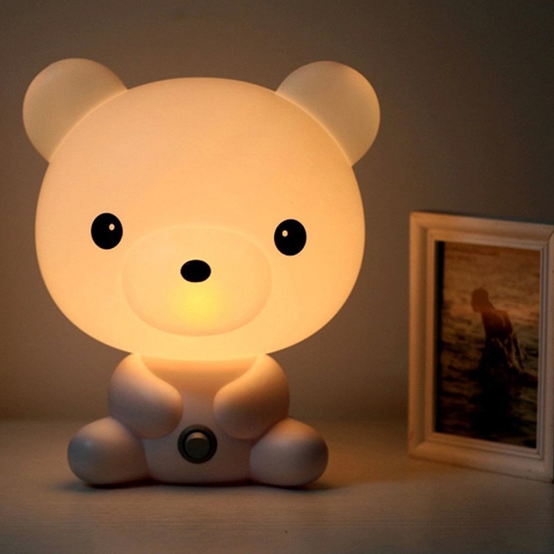 LED Bedside Lamp Cute Night Light