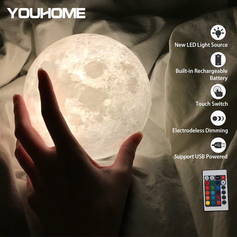 Moon Light Lamp 3D Night Light