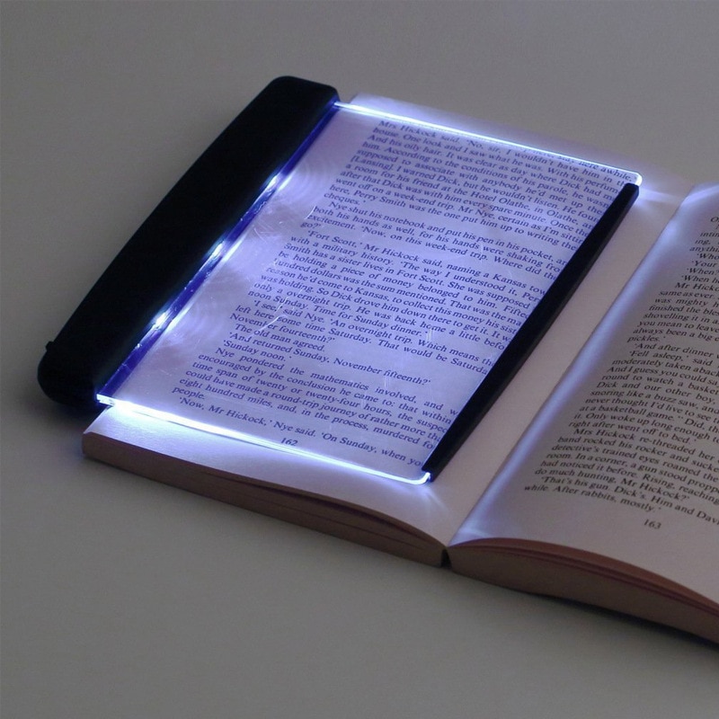 LED Book Light Flat Reading Lamp