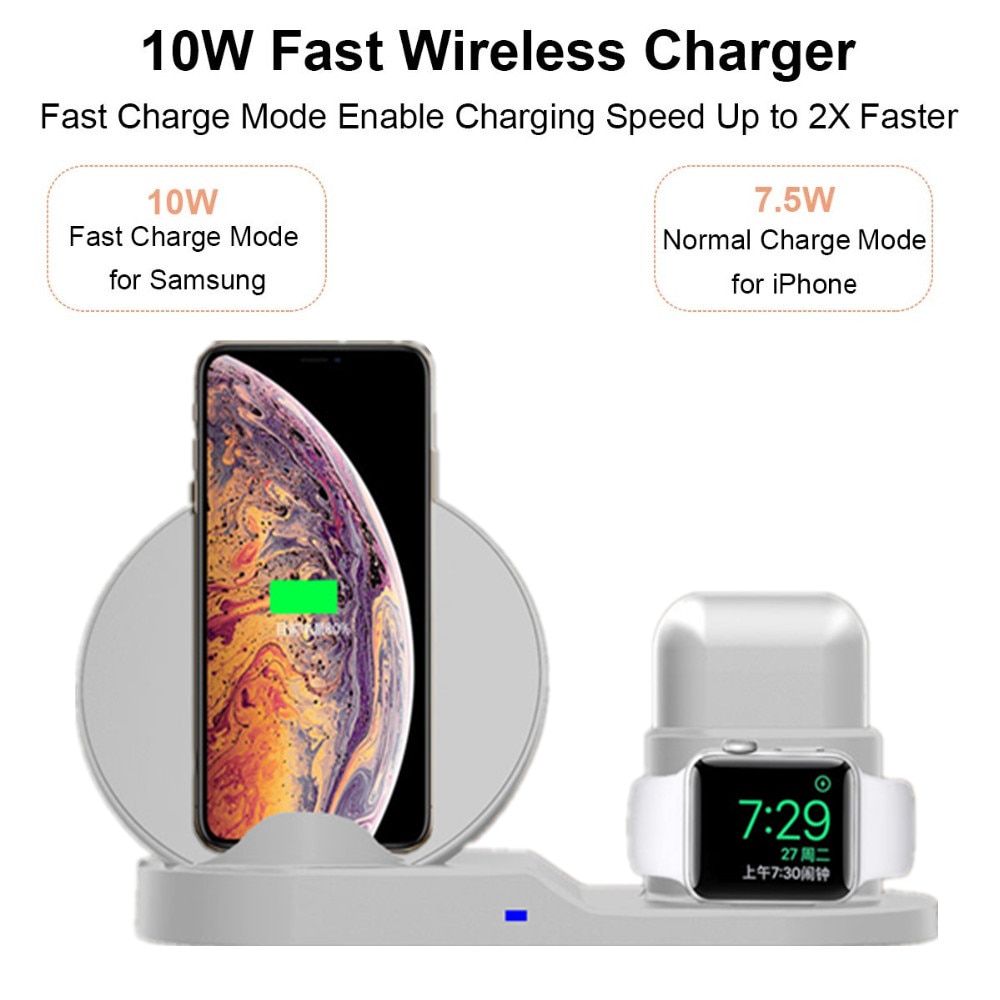 Wireless Charging Dock Fast Charger