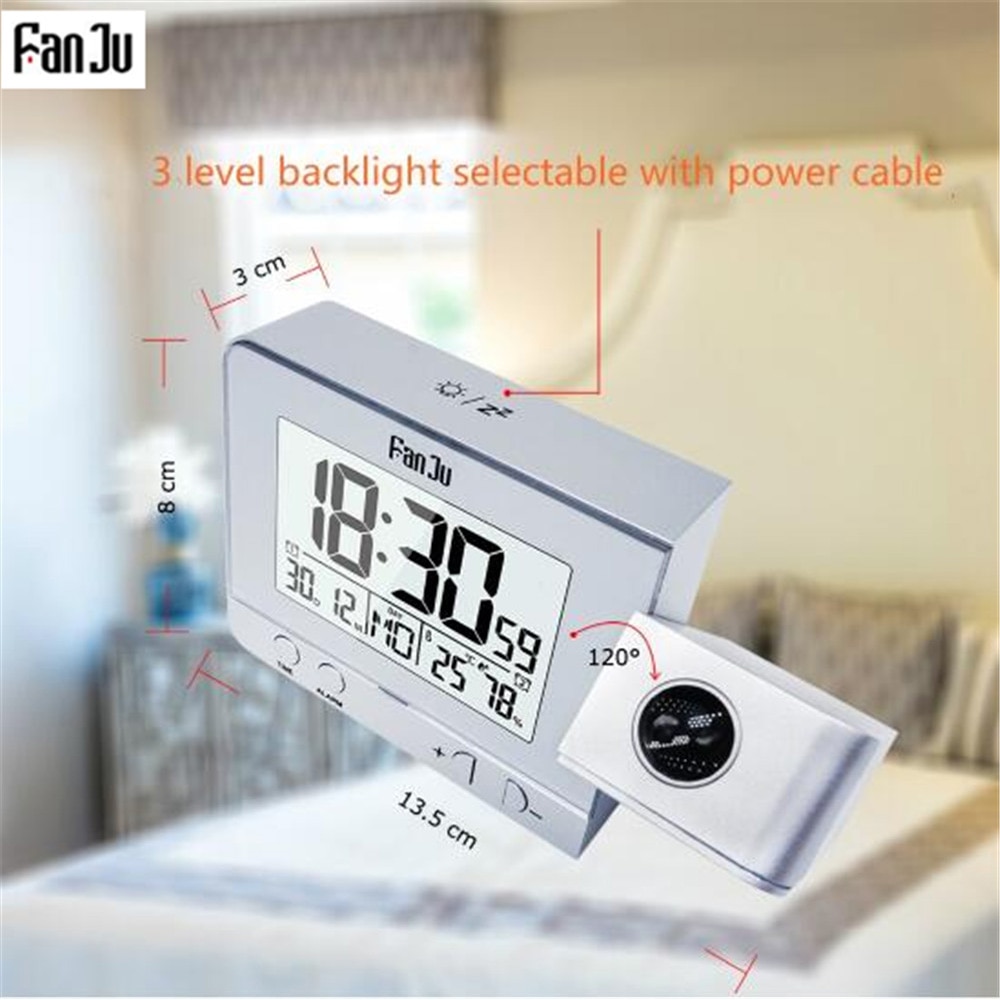 Projection Alarm Clock Digital Clock