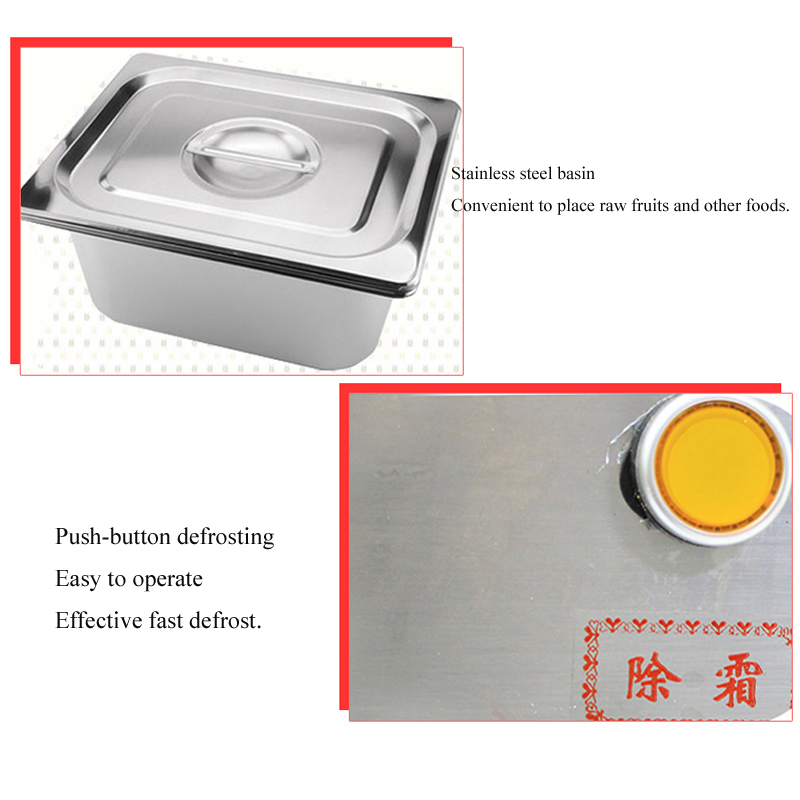 Fried Ice Cream Machine Stainless Steel