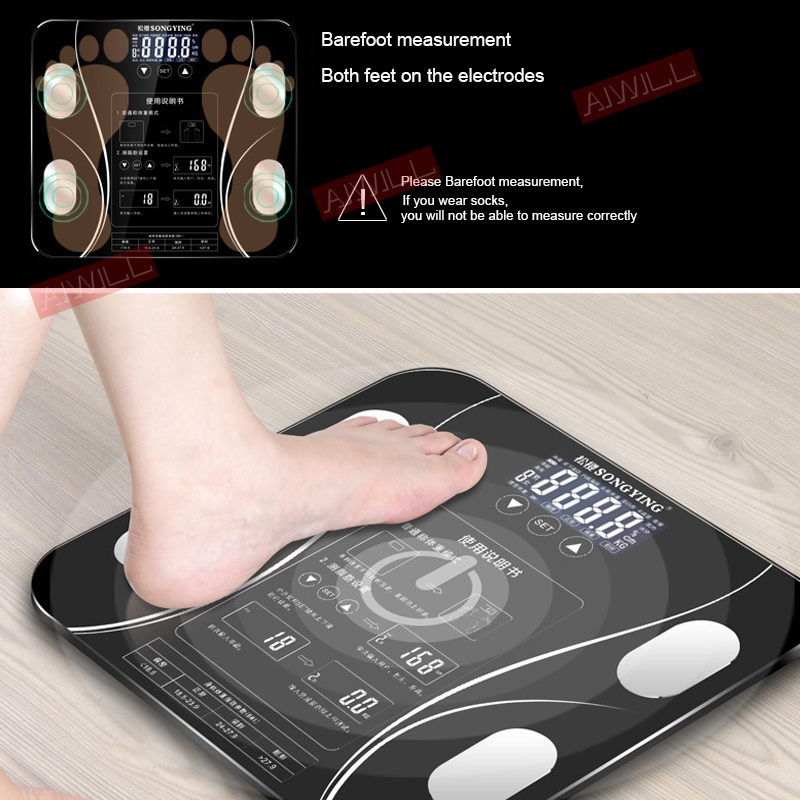 Bathroom Weighing Scale LCD Display