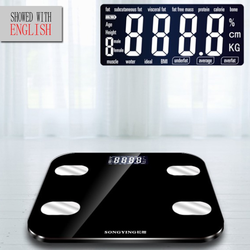 Bathroom Weighing Scale LCD Display