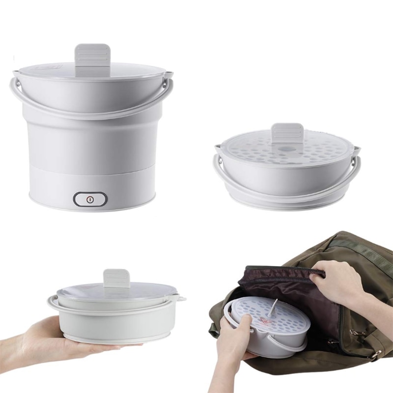 Electric Skillet Mini Foldable Pot