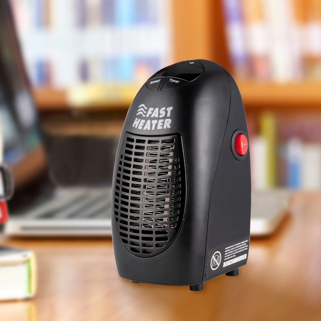 Small Electric Heater Mini Fan