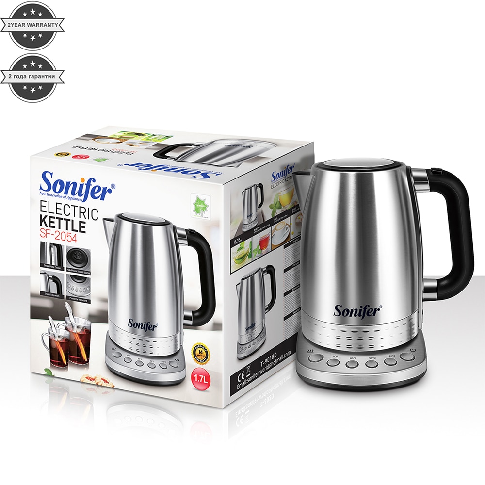 Electric Kettle With Temperature Control 1.7 Liters