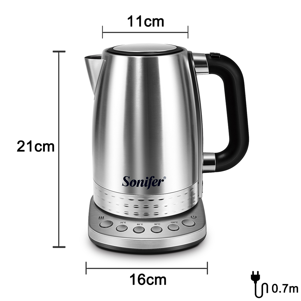 Electric Kettle With Temperature Control 1.7 Liters