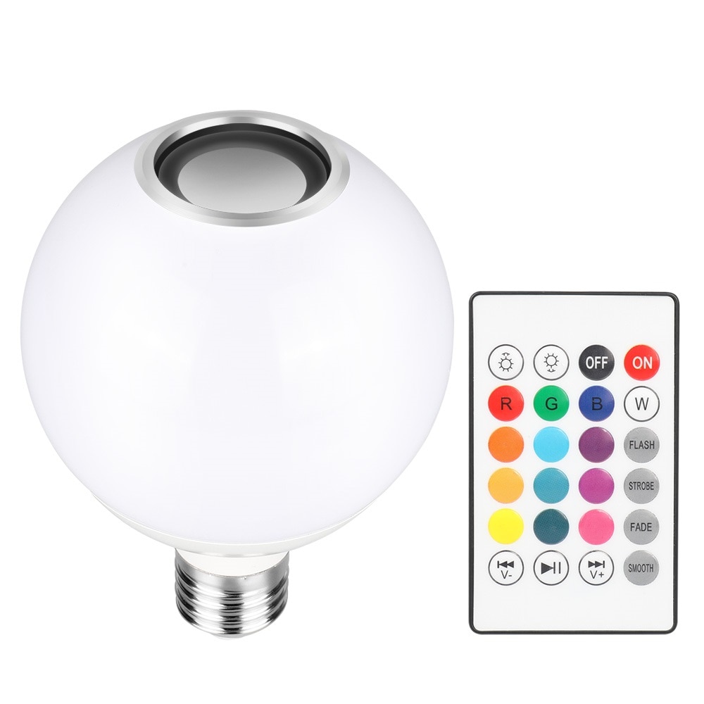 Bluetooth Light Bulb Speaker with Controller