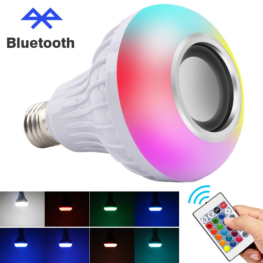 Bluetooth Light Bulb Speaker with Controller