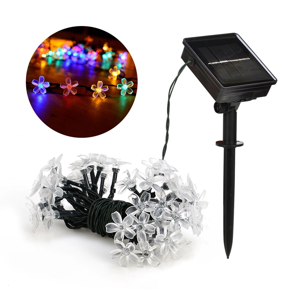 Solar Flower Lights Garden Decoration