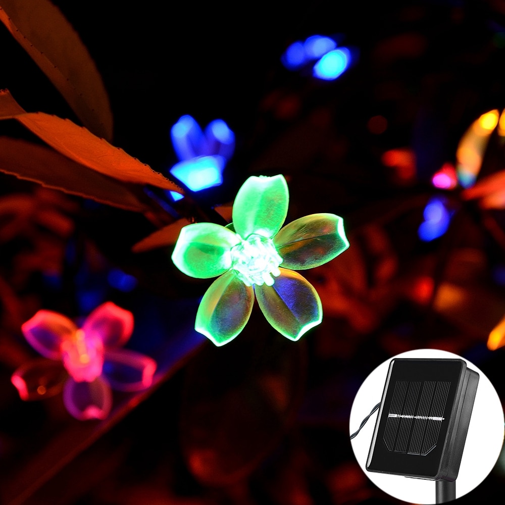 Solar Flower Lights Garden Decoration