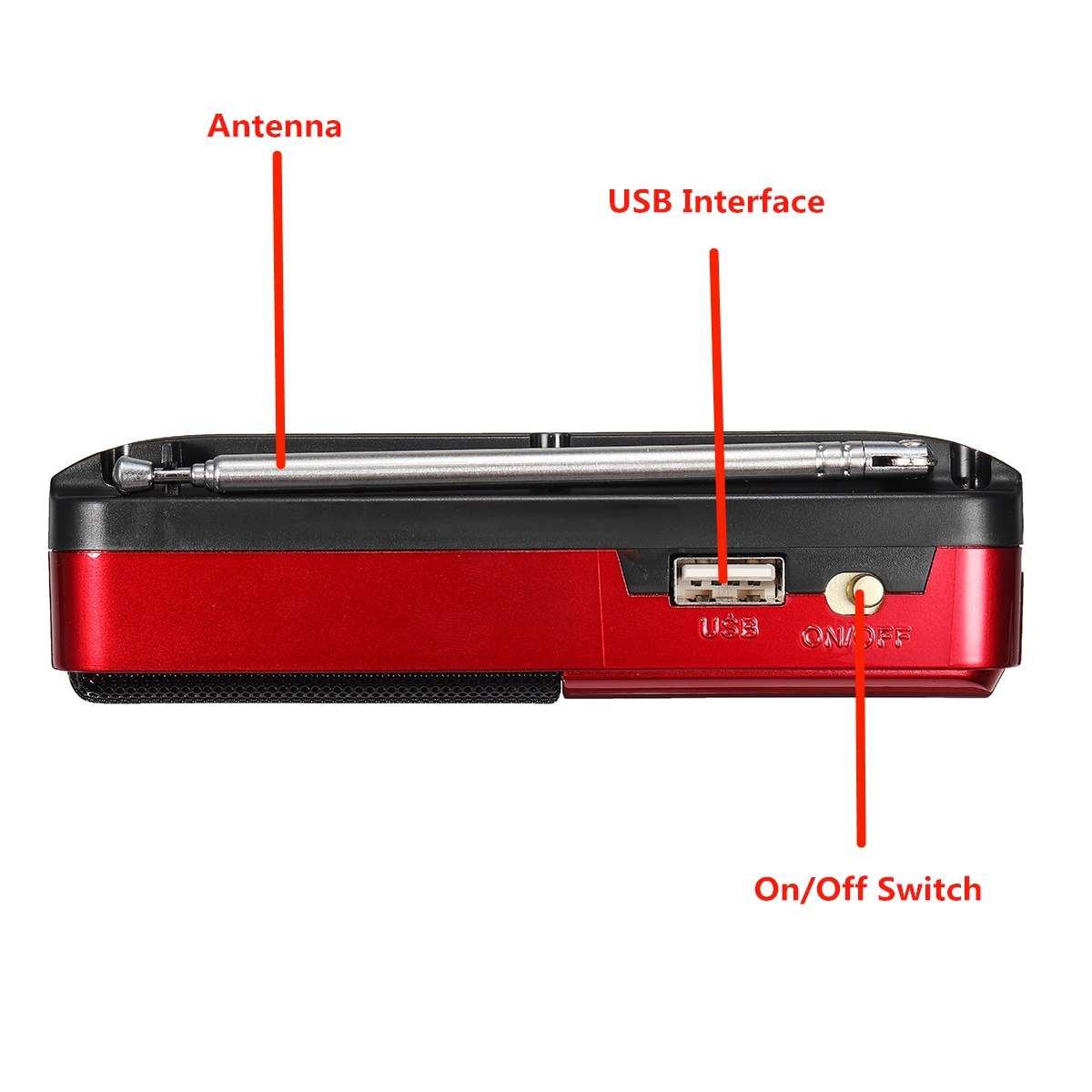 Portable FM Radio Mini MP3 Player