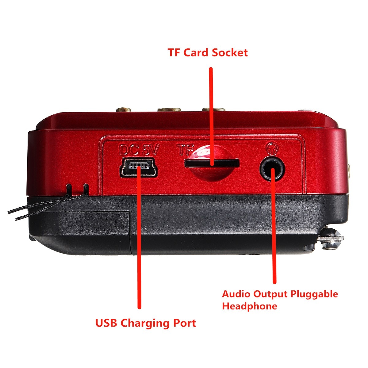 Portable FM Radio Mini MP3 Player