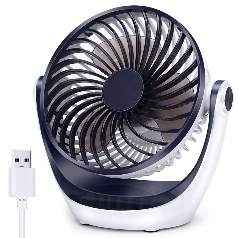 Mini Portable Fan Rotatable Desk Fan