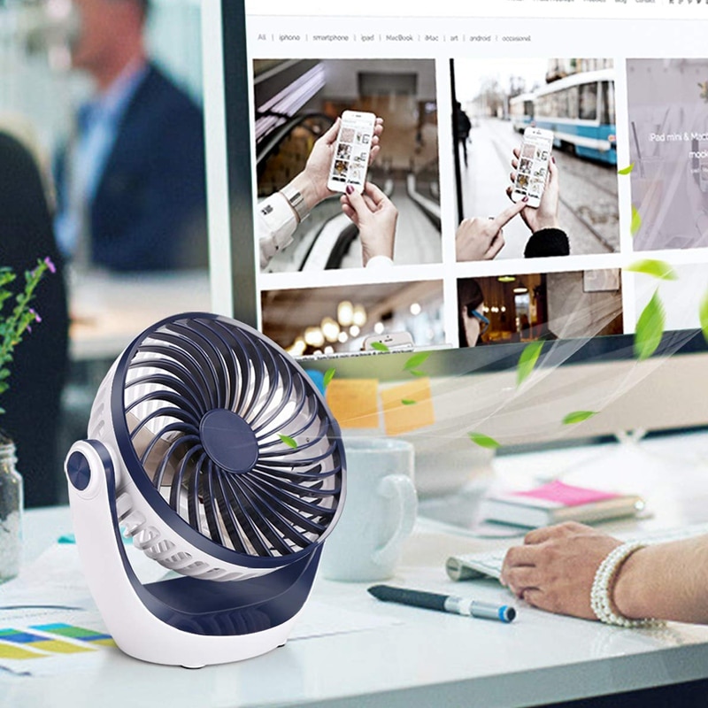 Mini Portable Fan Rotatable Desk Fan