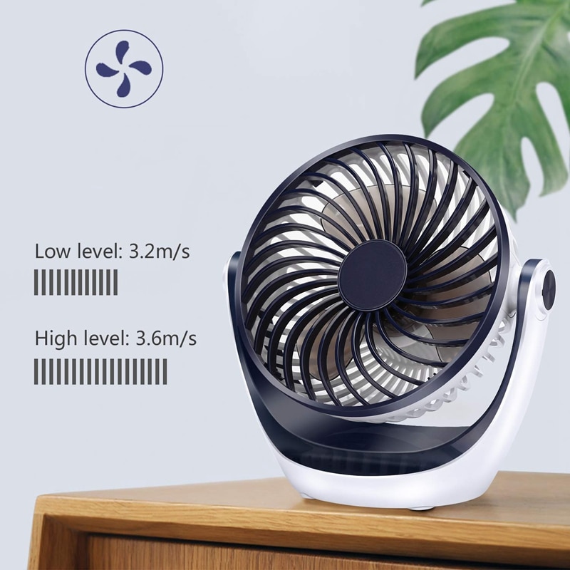 Mini Portable Fan Rotatable Desk Fan