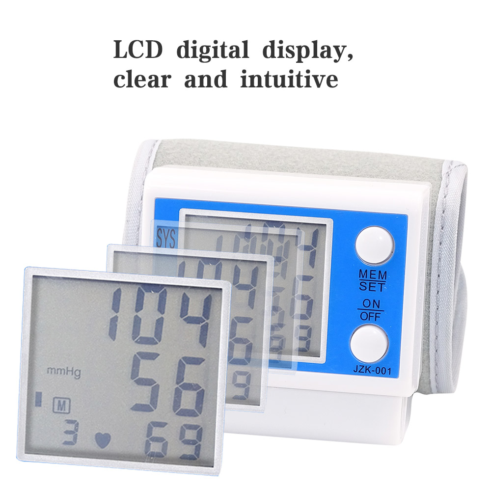 Blood Pressure Wrist Cuff Digital Monitor