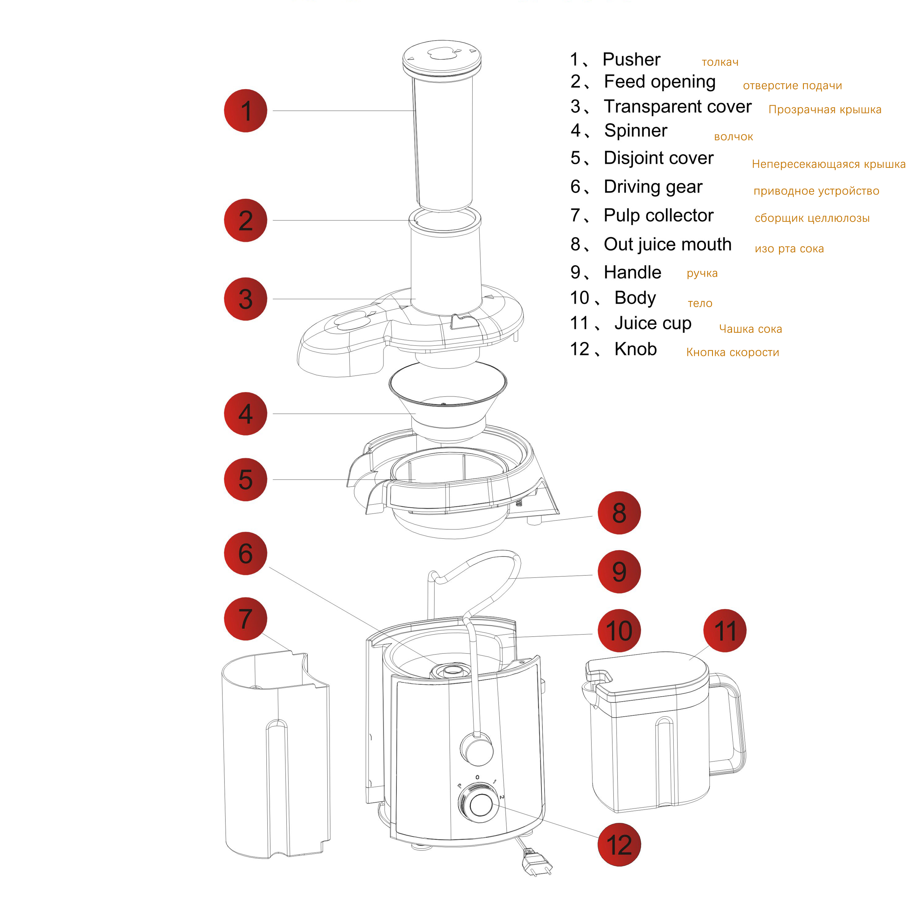 Juicer Machine For Fruits And Vegetables