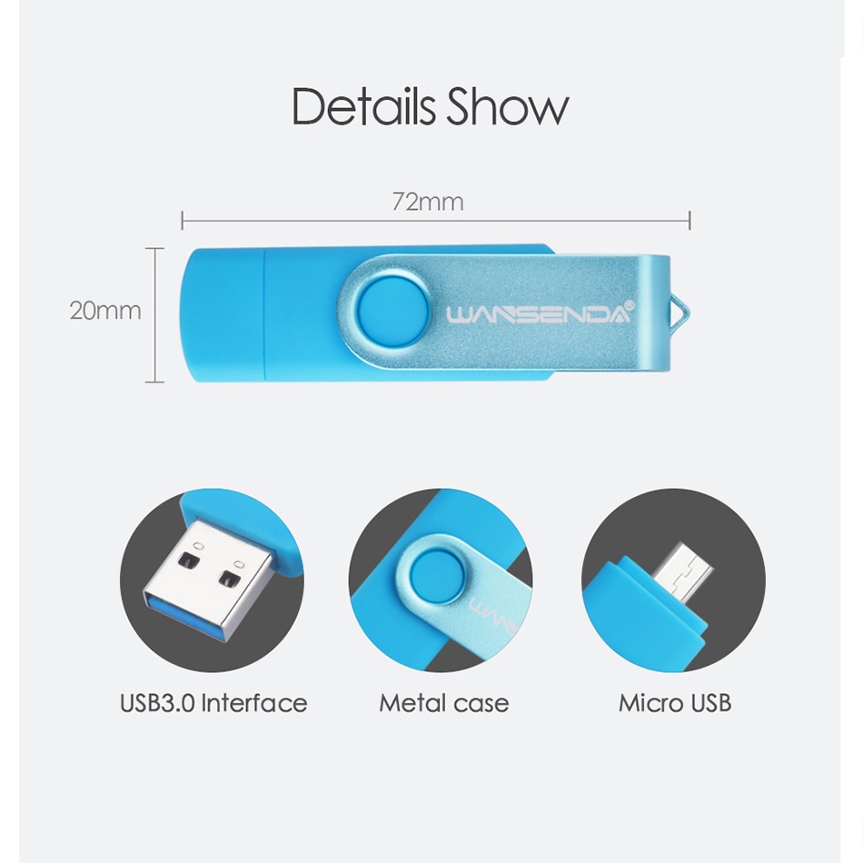 OTG USB Flash Drive External Storage