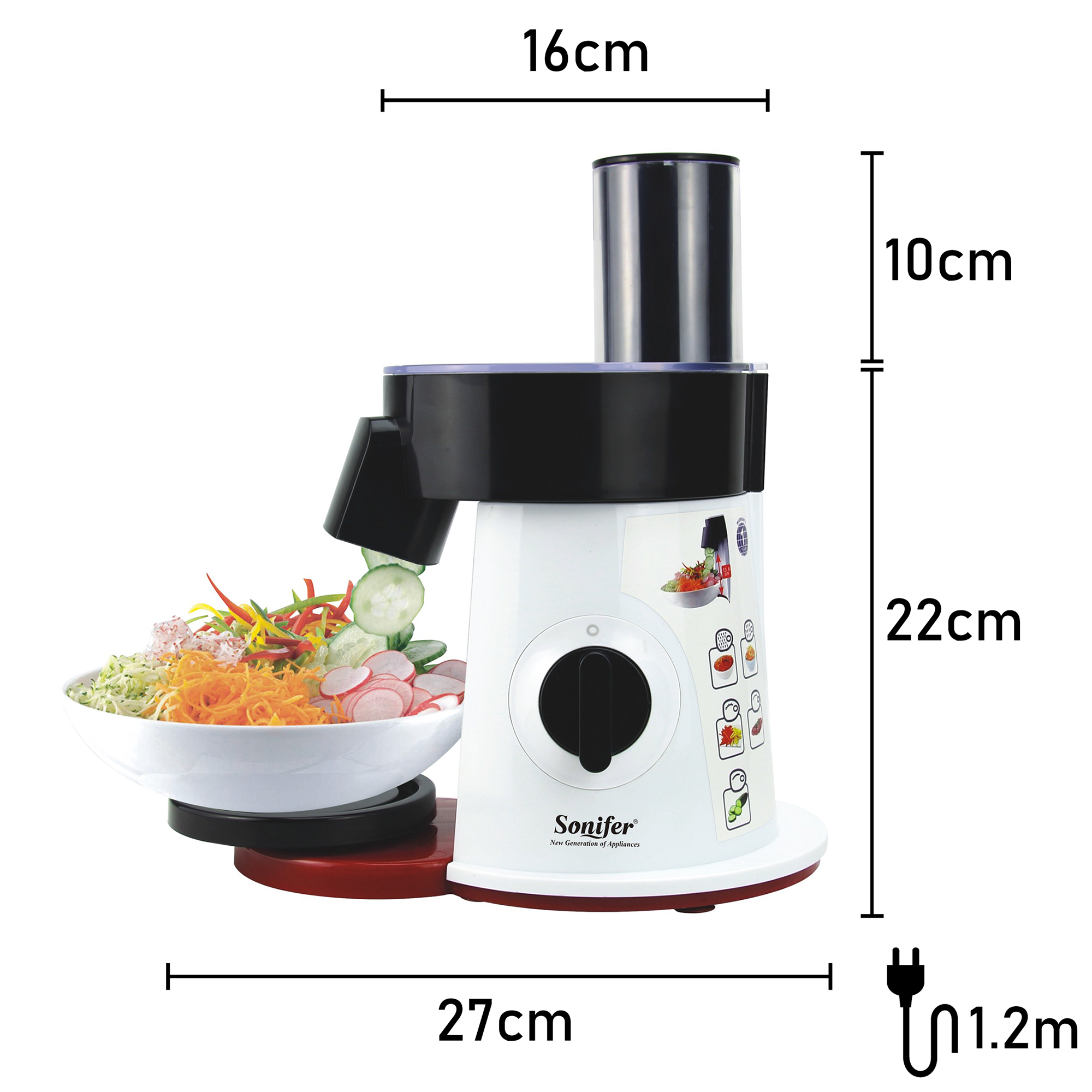 Electric Vegetable Chopper Food Processor