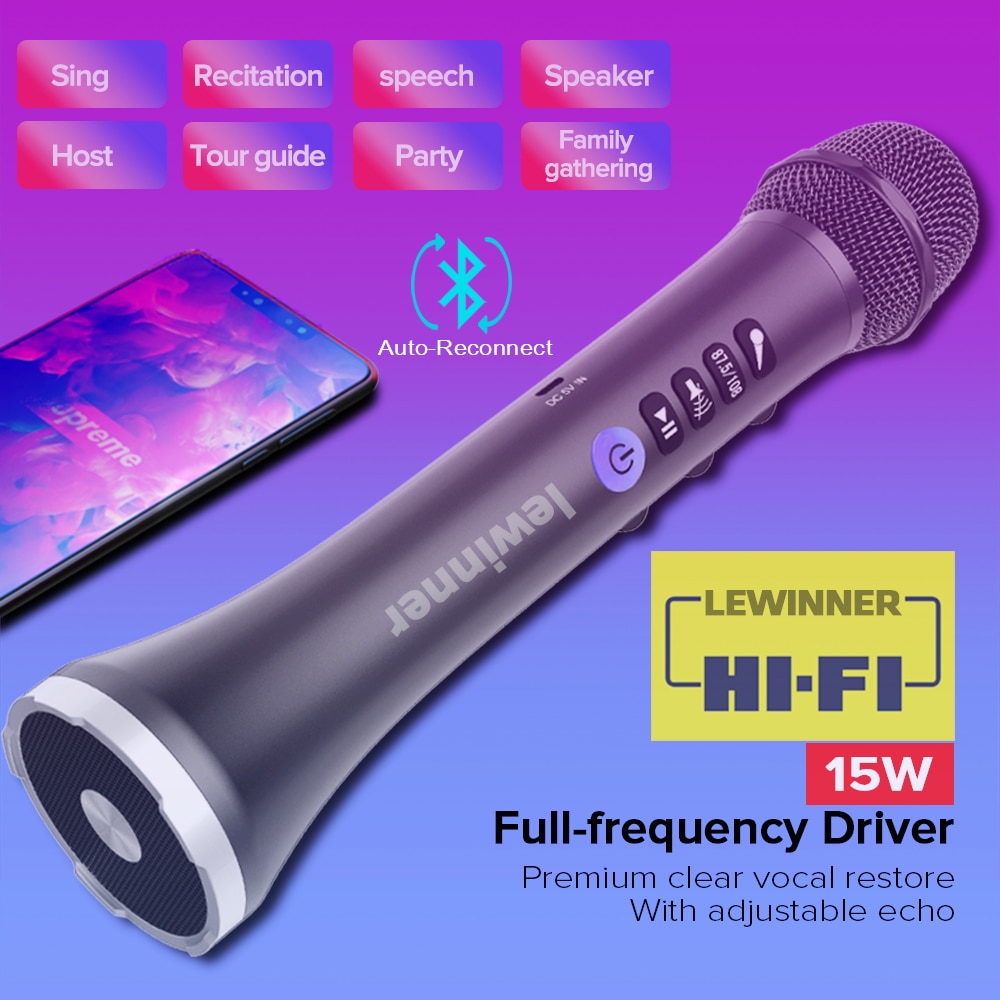 Mic Speaker Bluetooth Microphone