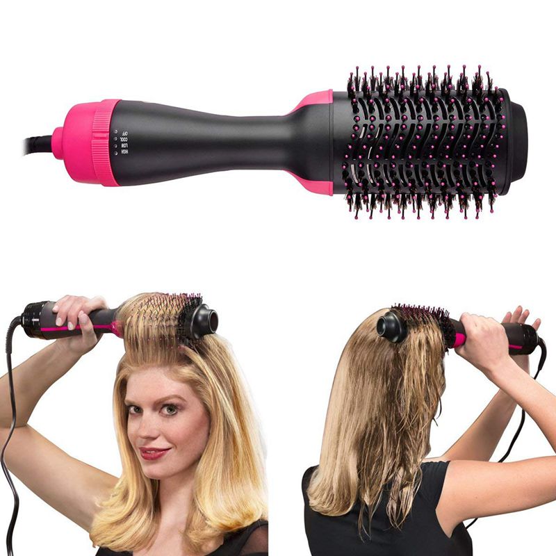 Hot Air Brush Hair Dryer Comb