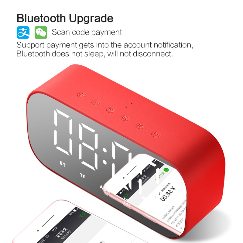 Bluetooth Speaker Alarm Clock Multi-Functional