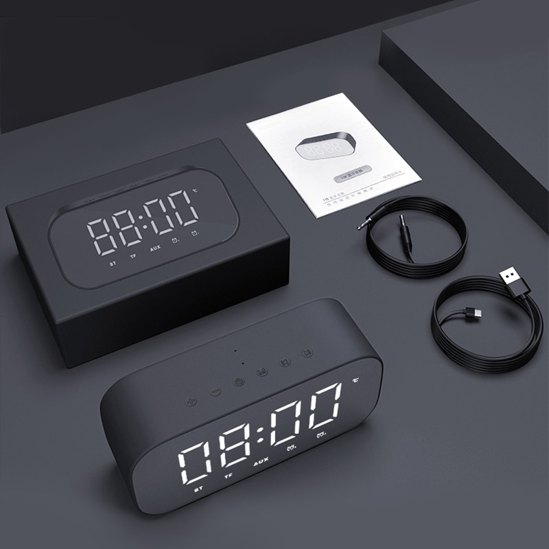 Bluetooth Speaker Alarm Clock Multi-Functional