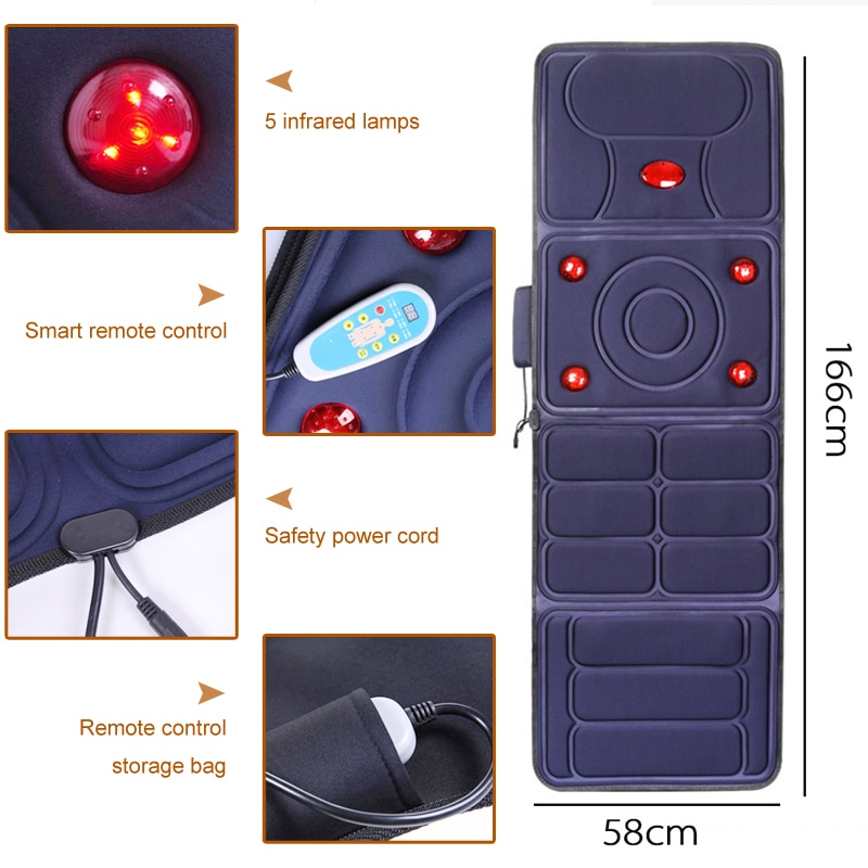 Massage Mattress Electric Massager Bed