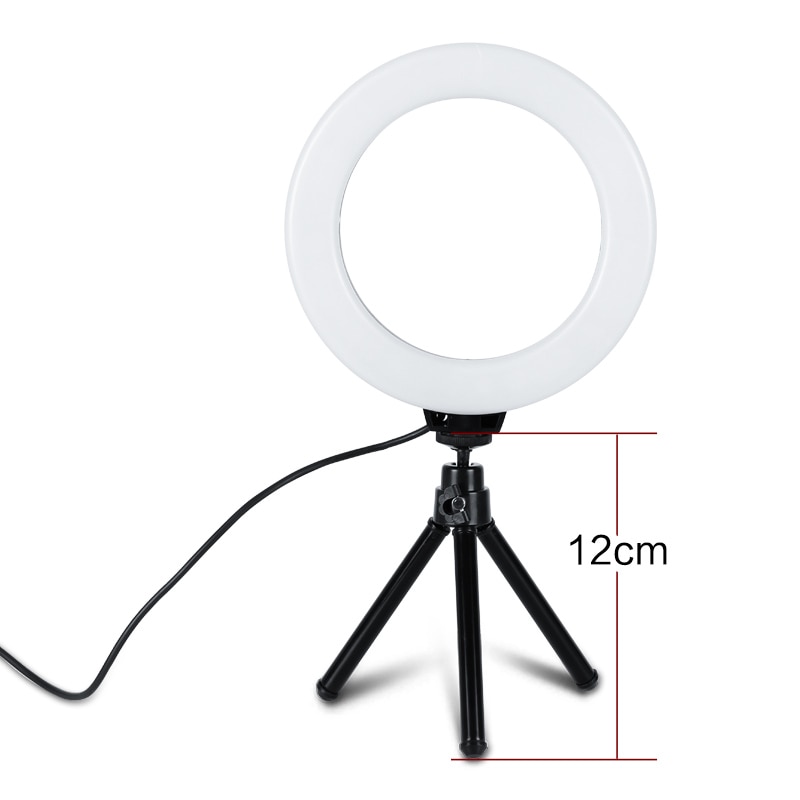 LED Ring Light 6″ Dimmable Light