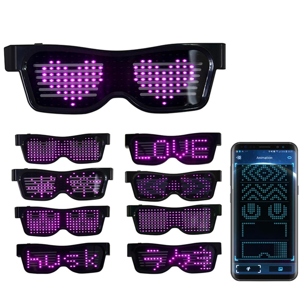 LED Glasses Bluetooth Party Glasses