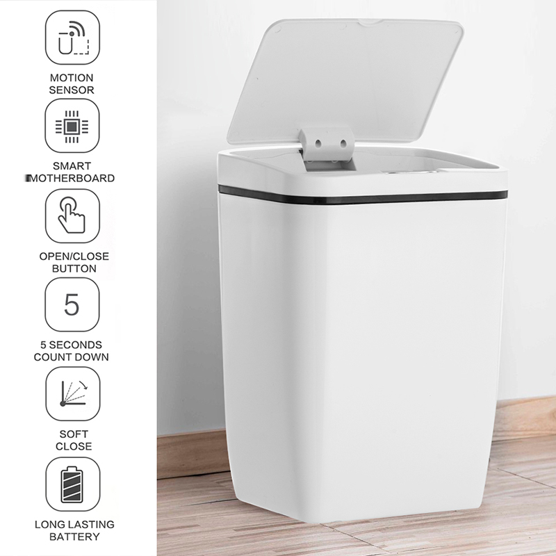 Automatic Trash Can Motion Sensor Bin