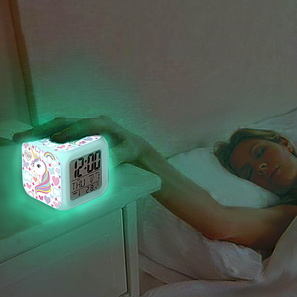 Unicorn Alarm Clock LED Digital Clock