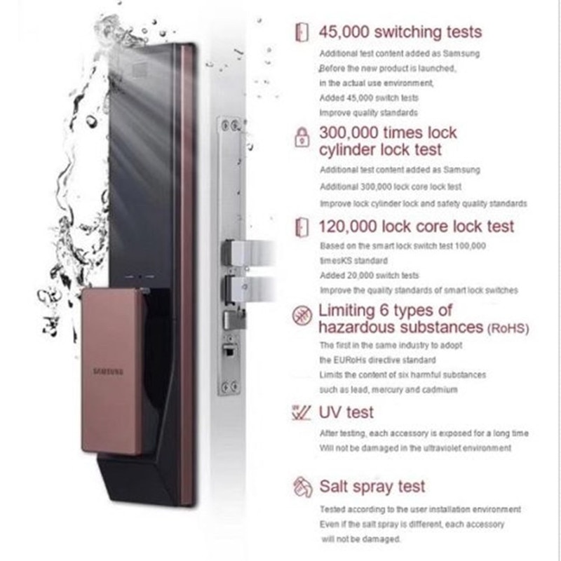 Bluetooth Door Lock Digital Fingerprint