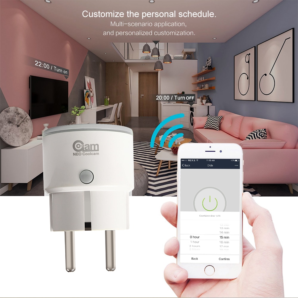 Wifi Smart Plug Voice Control Device