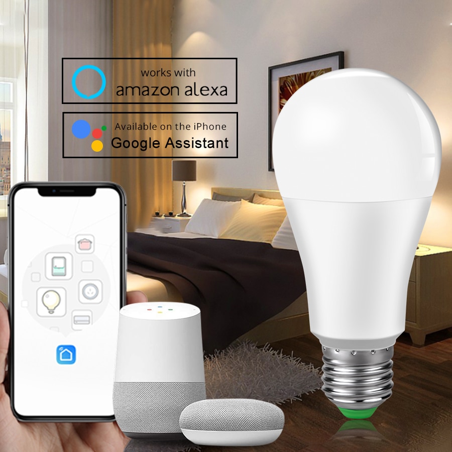 Smart LED Bulb Voice Smartphone Control