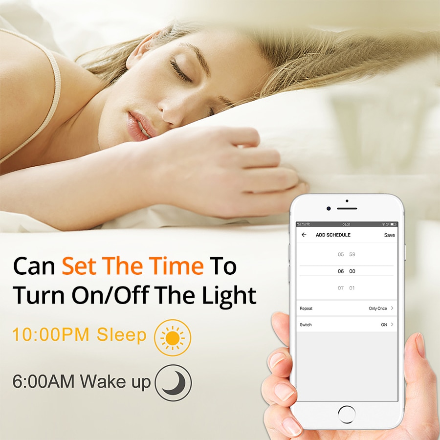 Smart LED Bulb Voice Smartphone Control