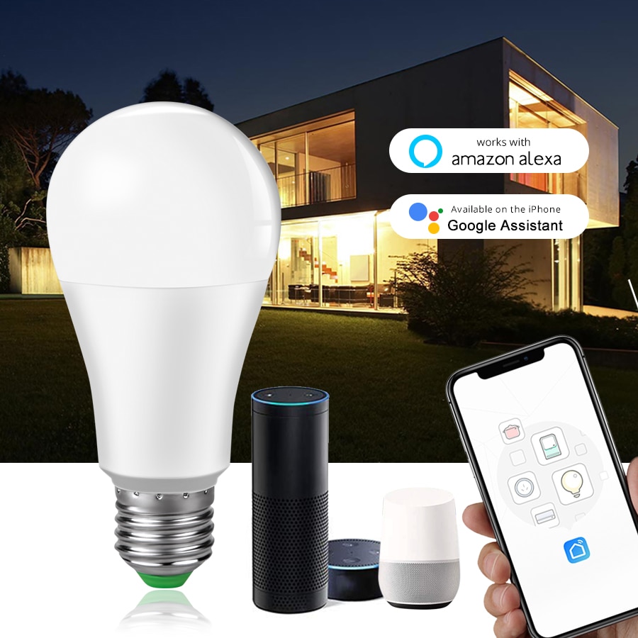 Smart LED Bulb Voice Smartphone Control