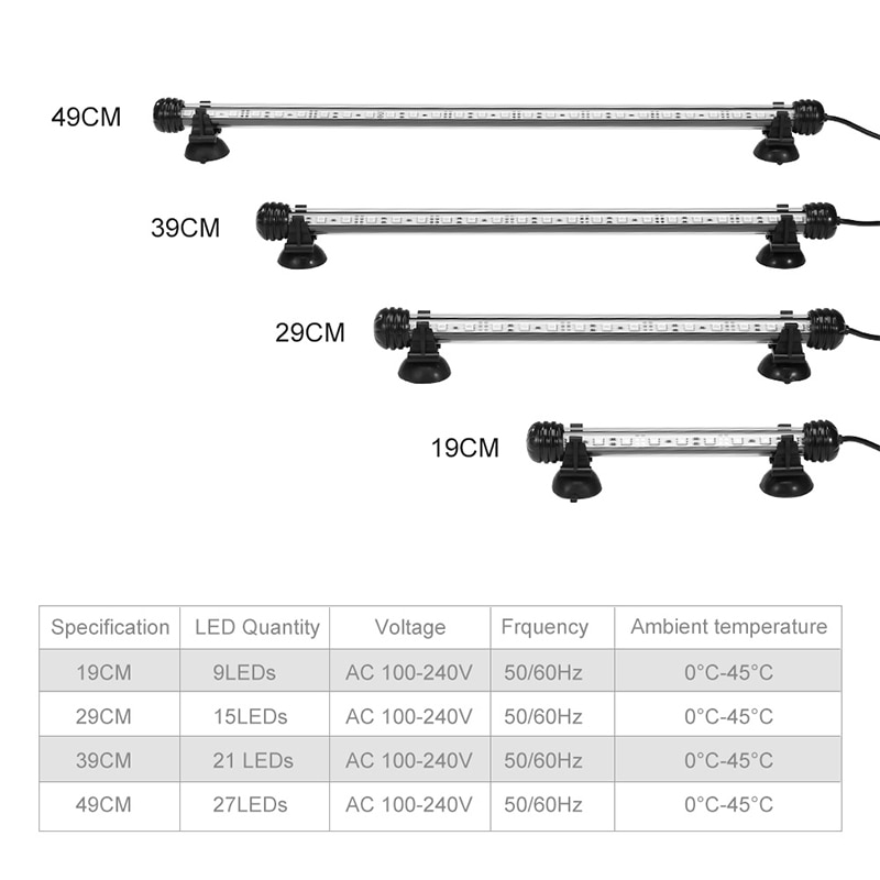 Fish Tank Lights LED Lamp Lighting